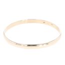 9ct Yellow Gold Plain Bangle