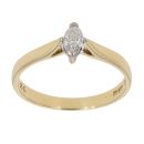 18ct Yellow Gold 0.24ct Diamond Solitaire Ring