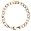 9ct Yellow Gold Curb Bracelet 8.5"