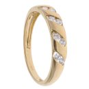 18ct Yellow Gold Fancy Cubic Zirconia Ring