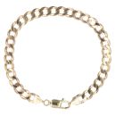 9ct Yellow Gold Curb Bracelet 8.5"