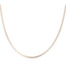 9ct Yellow Gold Fancy Curb Chain 18"