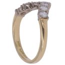 18ct Yellow Gold 0.50ct Brilliant Cut Diamond Wishbone Ring