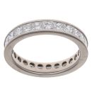 18ct White Gold 3.58ct Diamond Full Eternity Ring