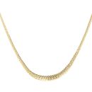 9ct Yellow Gold Fancy Graduating Chain 16"