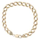 9ct Yellow Gold Curb Bracelet 8.5"