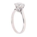 Platinum 1.62ct Brilliant Cut Diamond Solitaire Ring
