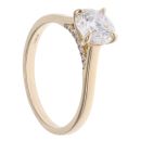 Lab Grown 9ct Yellow Gold 1.65ct Brilliant Cut Diamond Solitaire Ring