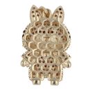 14ct Yellow Gold Brown Gemstone Bunny Pendant