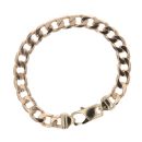 9ct Yellow Gold Curb Bracelet 9"