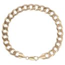 9ct Yellow Gold Curb Bracelet 8.5"