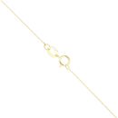 9ct Yellow Gold Cubic Zirconia Cross Pendant And Chain 18"