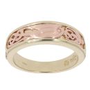 9ct Yellow And Rose Gold Dragon Clogau Ring