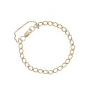 9ct Yellow Gold Curb Bracelet 8"