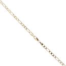 9ct Yellow Gold Figaro Chain 18"