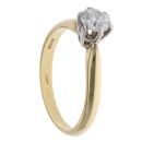 18ct Yellow Gold 0.60ct Brilliant Cut Diamond Solitaire Ring