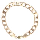 9ct Yellow Gold Curb Bracelet 8"