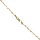 Silver Gold Plated Singapore Chain 18"