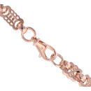 9ct Rose Gold Stars and Bars Chain 22"