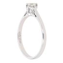 18ct White Gold 0.25ct Brilliant Cut Diamond Solitaire Ring