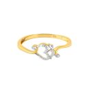 22ct Yellow Gold Om Ring band, size N