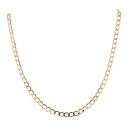 9ct Yellow Gold Curb Chain 22"