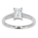 Platinum 0.76cts Tycoon Cut Diamond Solitaire Ring