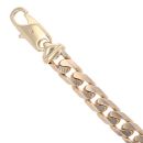 9ct Yellow Gold Curb Bracelet 8"