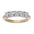 18ct Yellow And White Gold 1ct Diamond Ring