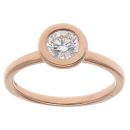 18ct Rose Gold 0.50ct Brilliant Cut Diamond Solitaire Ring