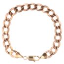 9ct Yellow Gold Curb Bracelet 8"