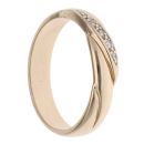 9ct Yellow Gold 0.05ct Diamond Fancy Ring