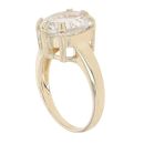 9ct Yellow Gold Cubic Zirconia Single Stone Ring