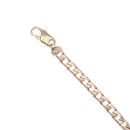 9ct Yellow Gold ID Curb Bracelet 8"