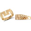 9ct Yellow Gold Mum Basket Ring