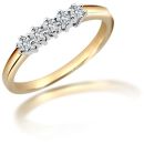 18 Carat Yellow Gold 0.25ct 5 Stone Diamond Ring