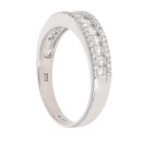9ct White Gold 0.70ct Diamond Fancy Ring