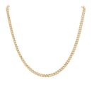 9ct Yellow Gold Foxtail Chain 18"