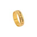 22ct Yellow Gold Ring With texture