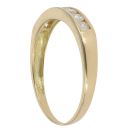 18ct Yellow Gold 0.25ct Brilliant Cut Diamond Half Eternity Ring