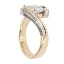 9ct Yellow And White Gold 1.75ct Old Cut Diamond Solitaire Ring