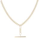 9ct Yellow Gold Albert T-Bar Chain 18"