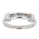9ct White Gold 0.25ct Diamond Eternity Ring