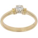 18ct Yellow Gold 0.15ct Diamond Solitaire Ring