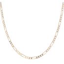 9ct Yellow Gold Figaro Chain 24"