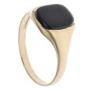 9ct Yellow Gold Square Onyx Signet Ring