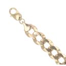 9ct Yellow Gold Curb Bracelet 9"