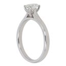 Platinum 0.53ct Diamond Solitaire Ring