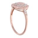 9ct Rose Gold 0.60ct Diamond Cluster Ring