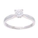 18ct White Gold 0.50ct Diamond Solitaire Ring
